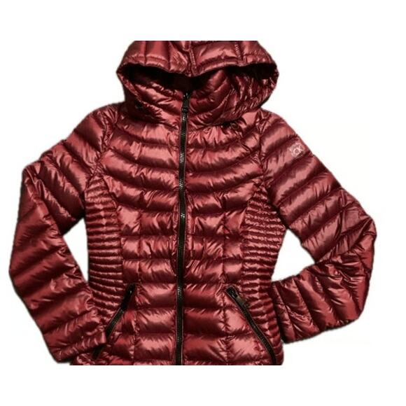 Calvin Klein Packable Lightweight Down Jacket EUC Maroon, Size XXL - Picture 2 of 5